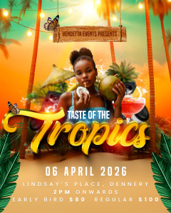 Taste of the Tropics Flyer Design