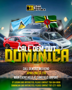 Call Dem Out Dominica Flyer Design
