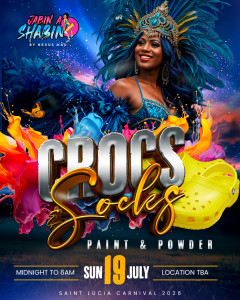 Flyer design for St Lucia Carnival 2026
