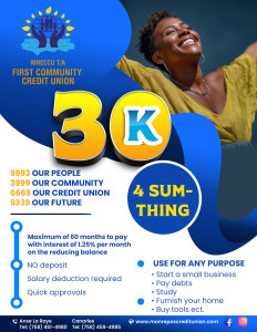 Mon Repos Credit Union 4 Sum Thing Flyer