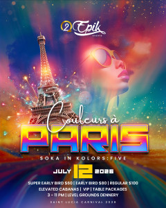 Soka In Kolors 5: Couleurs à Paris Flyer Design